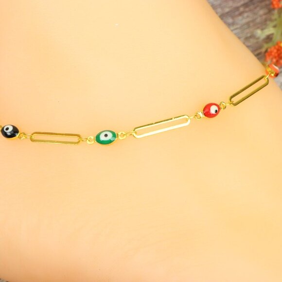 "Elegant Handmade Anklet – Delicate Jewelry for Women, MAR091475 - Picture 9 of 10